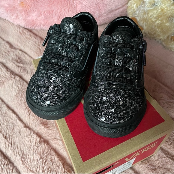 NWT Metallic Leopard Old Skool Zip Vans - Picture 6 of 6